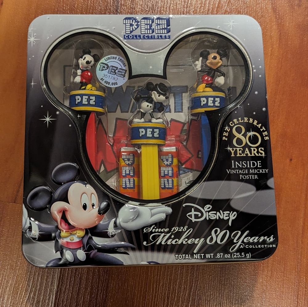 Pez Collectables 80 Years of Mickey Mouse